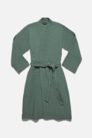 Breezeweave Crinkle Cotton Robe - Last Call