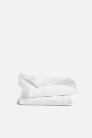 Plush Turkish Cotton Washcloths Set of 2