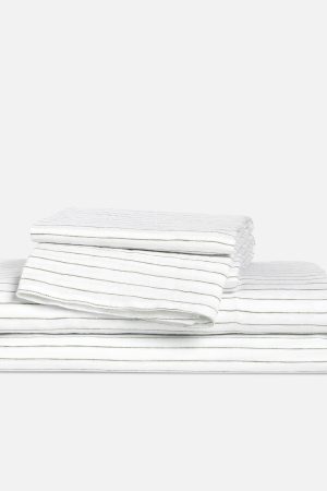 Washed European Linen Core Sheet Set - Last Call