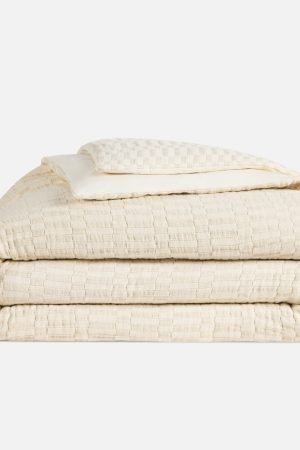 Woven Checkerboard Duvet Cover