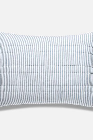 Washed European Linen Quilted Sham Set - Last Call
