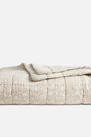 Caroline Z. Hurley Blockprint Quilt