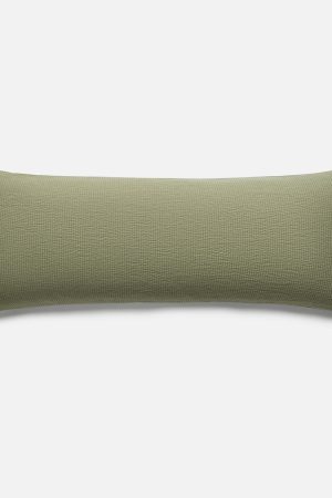 Ribbed Matelasse Lumbar Pillow Cover - Last Call