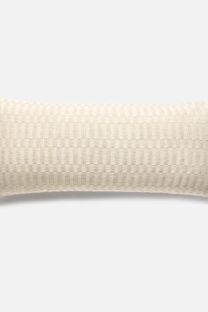 Woven Checkerboard Lumbar Pillow Cover