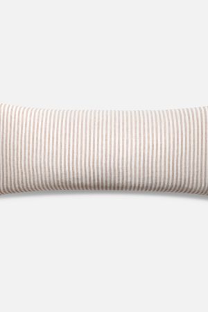 Washed European Linen Lumbar Pillow Cover