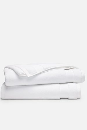 Super-Plush Turkish Cotton Bath Towels Set of 2
