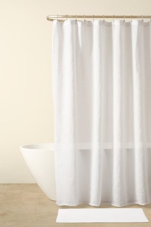 Linen Shower Curtain