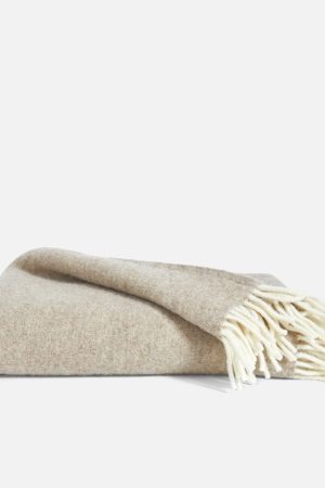 Pure Wool Throw Blanket